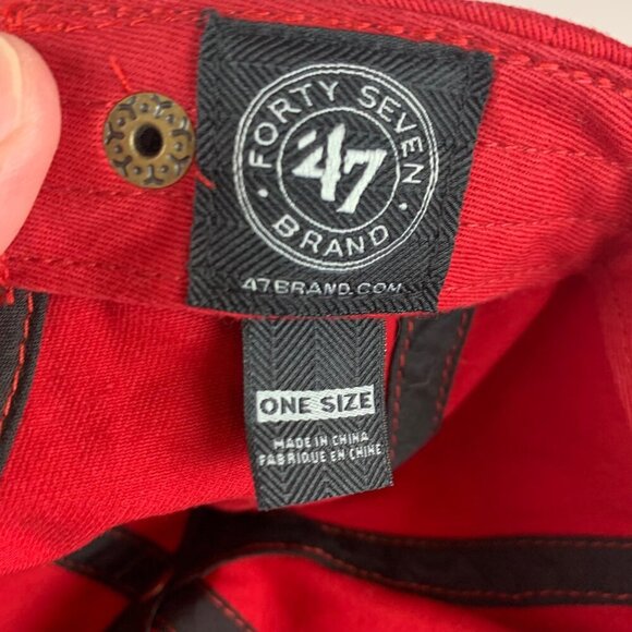 2015 MLB All Star Game Cincinnati Reds MLB 47 Brand Clean Up Strapback Hat New - Picture 6 of 6